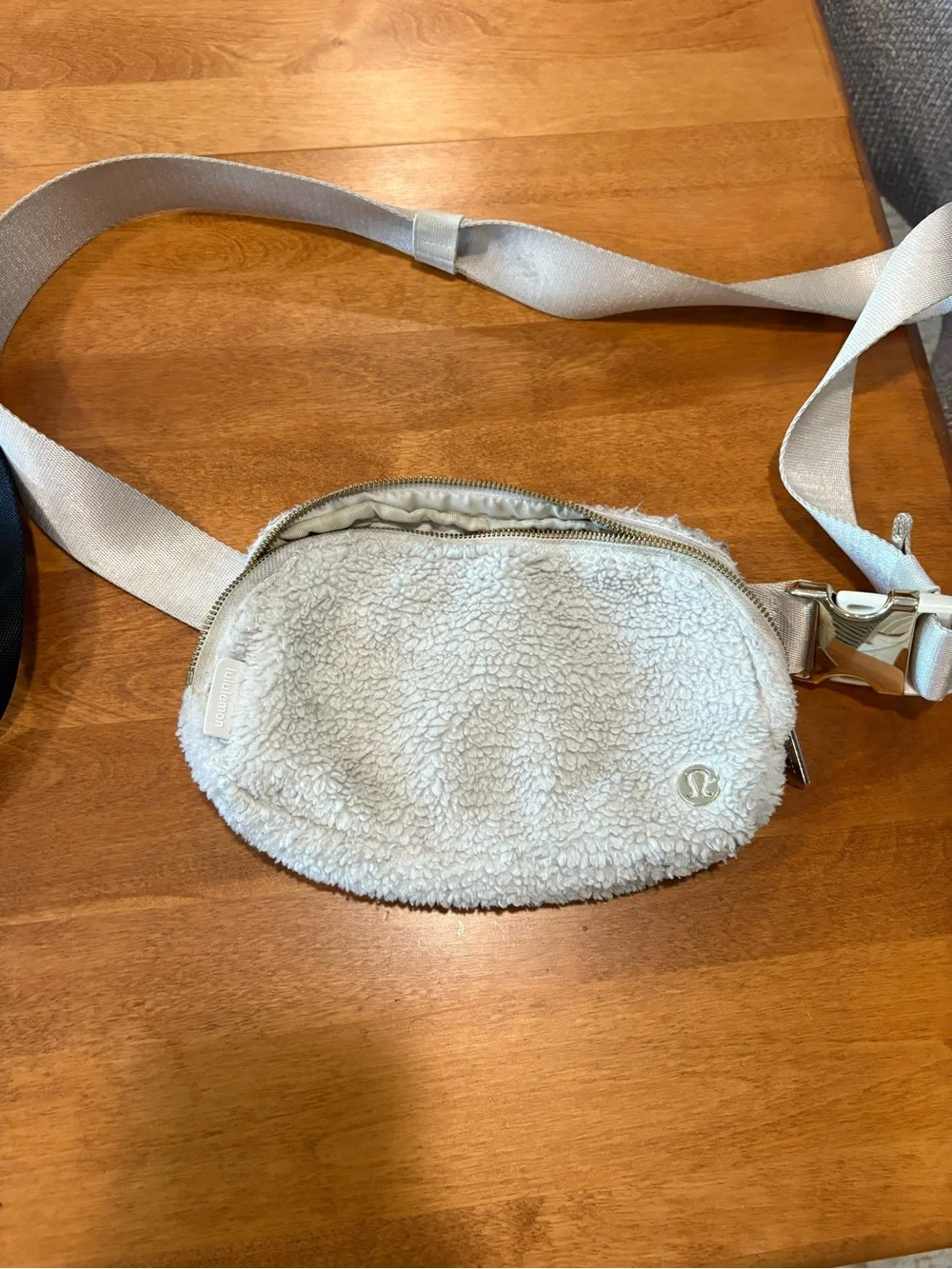 Lulu Lemons White Crossbody Bag